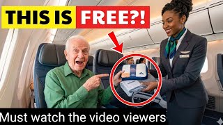  Top 10 FREE Things Seniors Should Ask For on a Flight in 2026 (Don’t Pay!)
