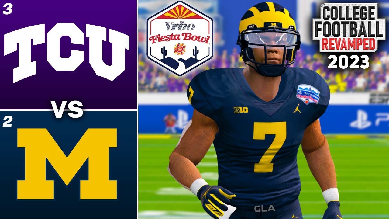 No. 2 Michigan and No. 3 TCU to Face Off in 2022 College Football Playoff  Semifinal at the Vrbo Fiesta Bowl - Fiesta Bowl