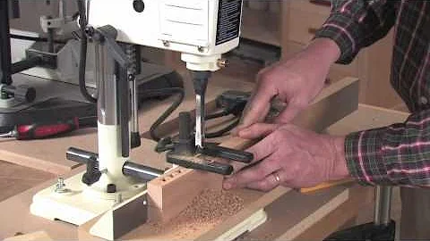How to Set Up and Use a Mortising Machine | Hollow Chisel Mortiser