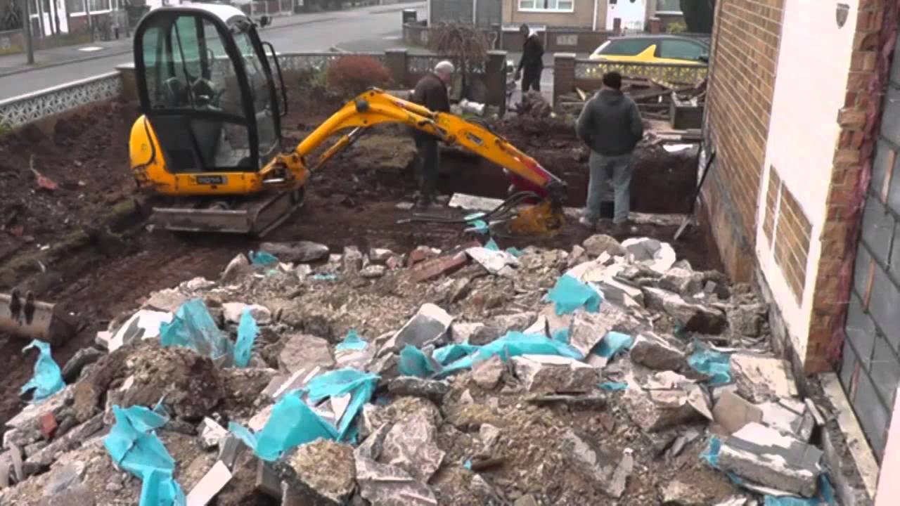 Part 8 Conservatory Base and boxing drain pipes YouTube