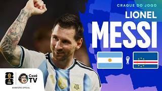 SALVOU A ARGENTINA (DE NOVO)! TODOS OS LANCES DE MESSI EM ARGENTINA X CABO VERDE | COPA DO MUNDO