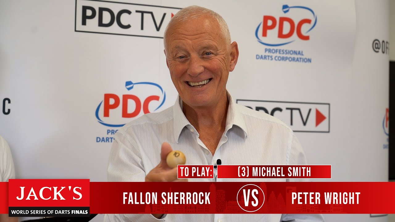 THE DRAW! 2022 Jack's World Series of Darts Finals YouTube