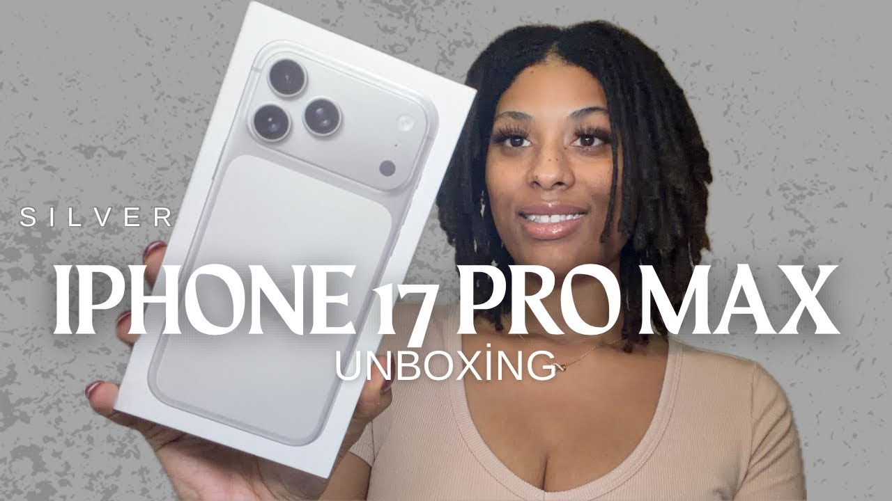 iPhone 17 Pro Max Unboxing + Accessories 🤍🩶