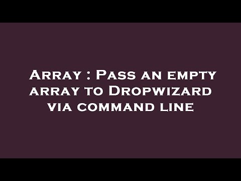 Array : Pass