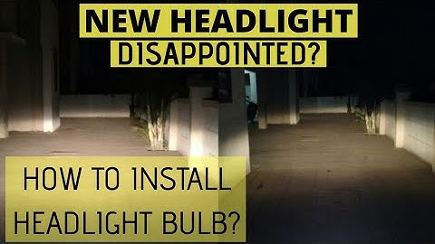 NEW HEADLIGHT! HOW TO INSTALL HEADLIGHT BULB ON TVS APACHE RTR 200 4V | PHILIPS XTREME VISION PLUS