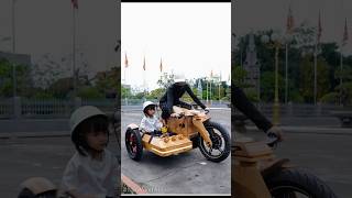 Mom Builds the World’s First BMW Electric Sidecar #handmade