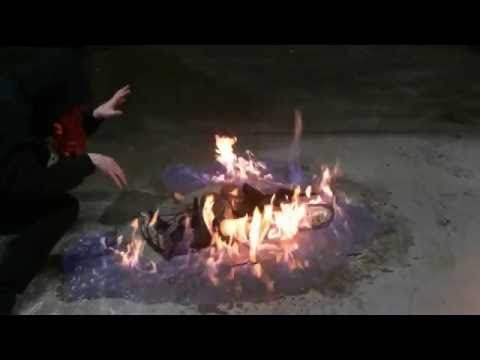 destroying goth boots