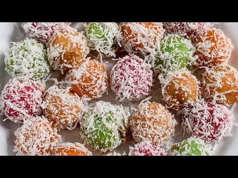 Menu Berbuka Puasa : Kuih Buah Melaka Rainbow - YouTube