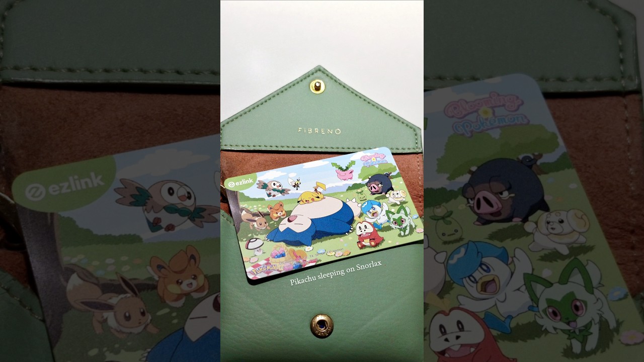 pokemon ezlink card EZ-Link Pokmon Center Singapore 5th Anniversary Series 2024 Pokemon EZLink Money Cards