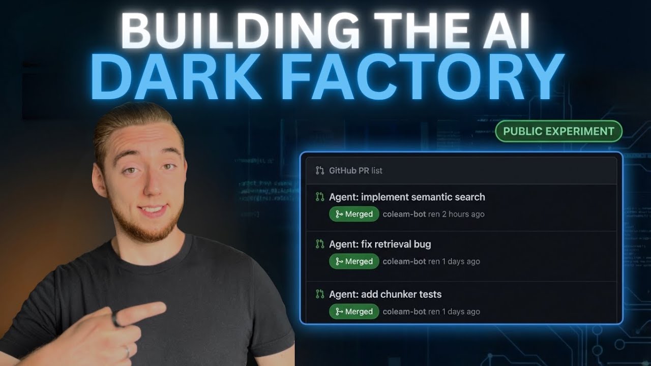The AI Dark Factory is ALIVE:  A Codebase That Writes Its Own Code, Live