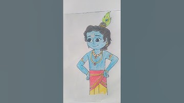 littleSingham and little krishna drawing Shorts