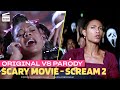 Scream 2 vs scary movie the movie theatre scene  original vs remake