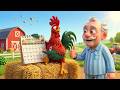 Old MacDonald Had a Farm 🐓🚨 | Episode 6, Rooster Morning Chaos Song for Kids, Nursery Rhymes & Farm