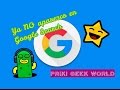 Dejar de aparecer en google search - SI FUNCIONA!!