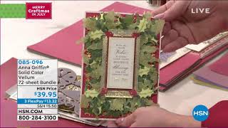 Anna Griffin Christmas SolidColor Vellum 72sheet Bundle