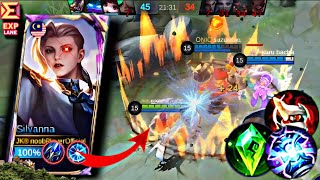 WHY I DN'T USED VENGEANCE ❌ | Silvana top 1 global Savage | Silvanna best build 2024 #mlbb