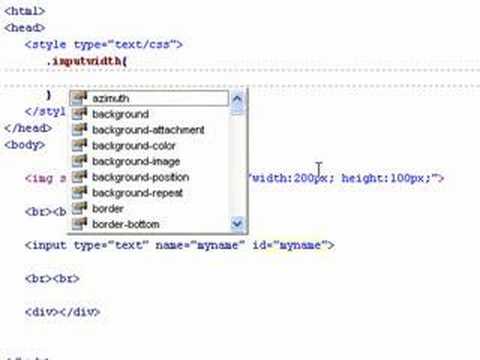 CSS Width and Height