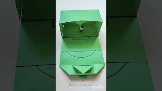 Full Origami Mini Football Ground ⚽ | DIY Paper Anti-stress Game You Can Actually Play #origami News