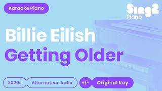 Billie Eilish - Getting Older (Karaoke Piano) Resimi