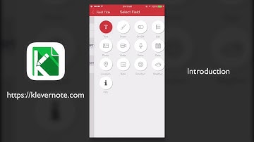 Klevernote iPhone app - Intro