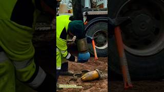 Foam Plug Pipeline Cleaning | Compressed Pipe Maintenance Technique
