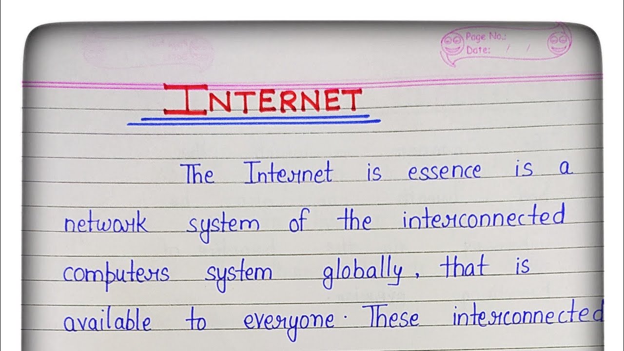 Essay on internet in english youtube