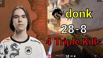 CS2 donk 28-8 (mirage) faceit voice comms POV | 2025/01/12 | #cs2 #demo