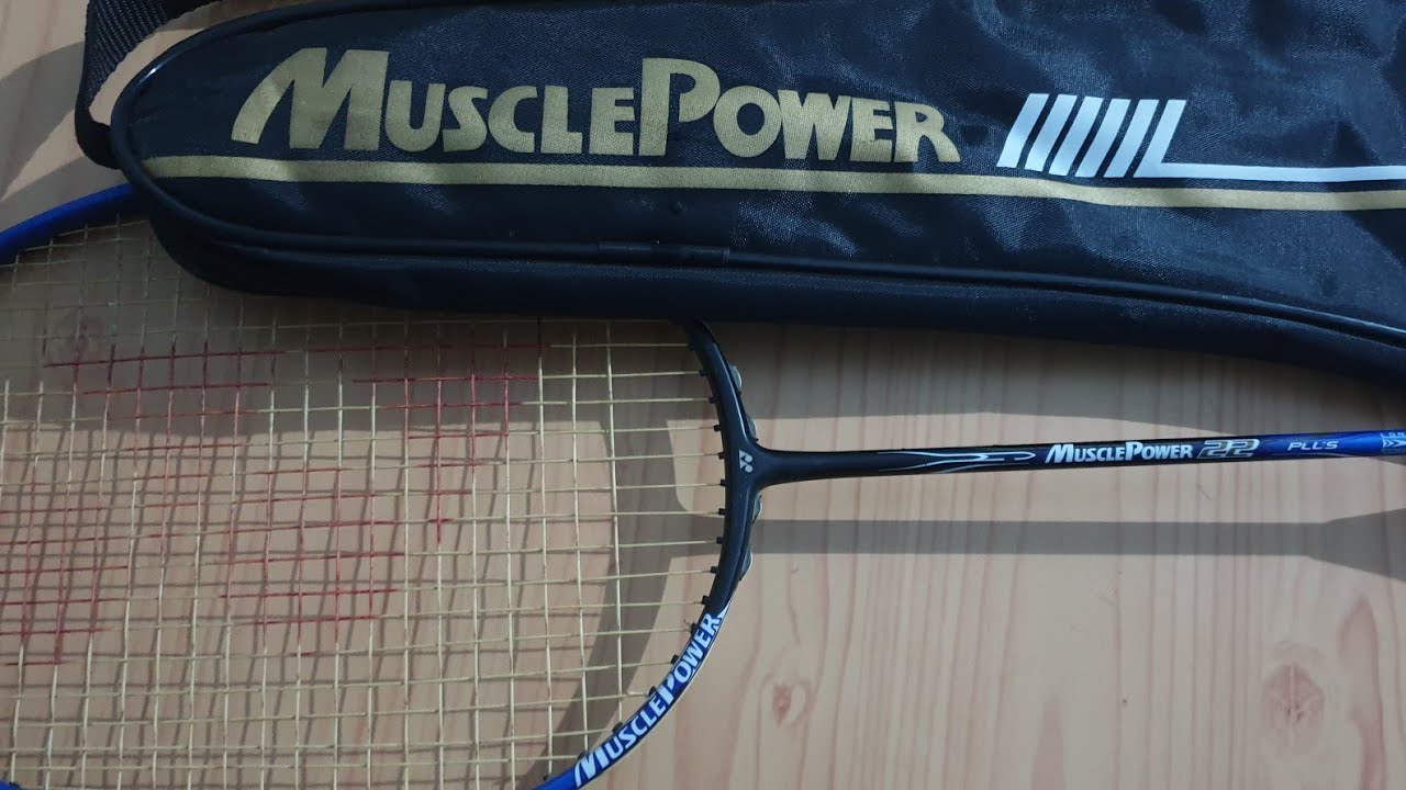 Best badminton racket under 1600 // YONEX Muscle Power 22 plus Strung ...