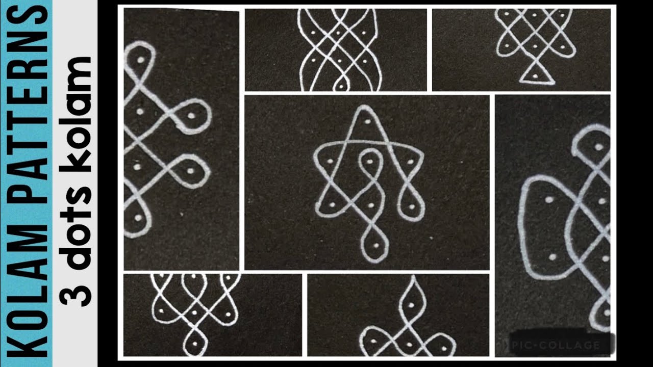 3 dots kolam for daily use || apartment kolam for a week