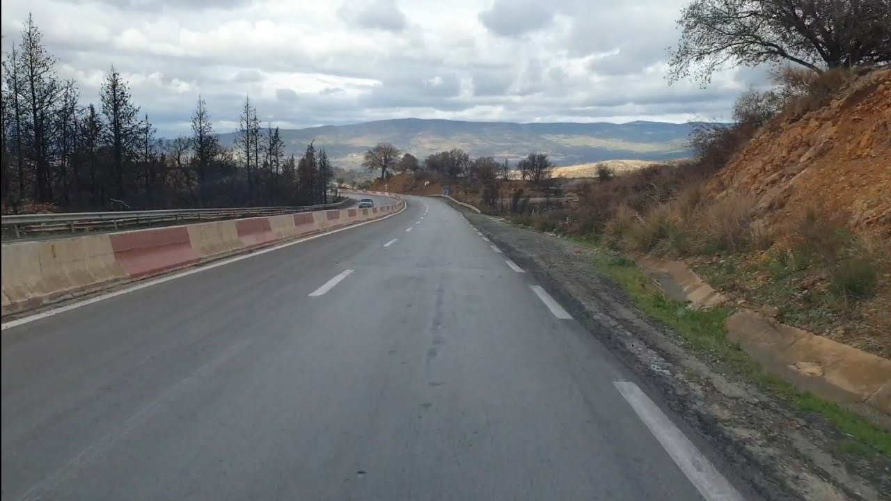 Tébessa Souk-Ahras Guelma Annaba Algeria - car Driving - 21/11/2022 #algeria #annaba 
