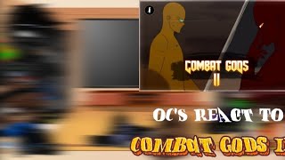 Oc's React To Combat Gods II ( Afton's And Ennard)| Gacha Club