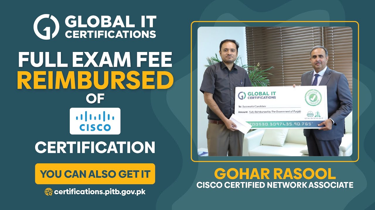 Gohar Rasool Gohar Rasool Testimonial on Reimbursement of CCNA Certification Fee ...