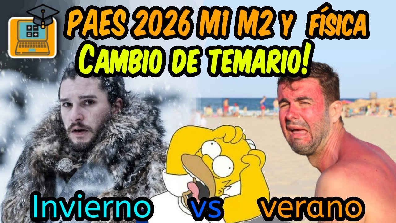 PAES invierno - Matemática M1 #6 - Cambio de temario + operatoria de ...