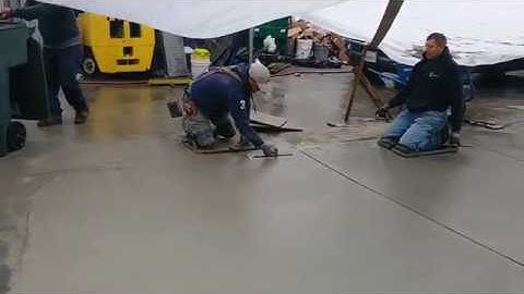 Veterans concrete,....drain inlet slope / control joints