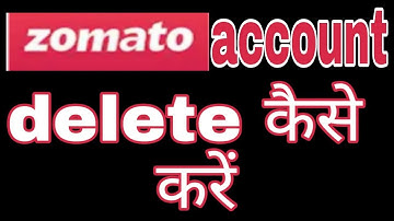 Zomato account delete kaise kare ! Fun ciraa channel