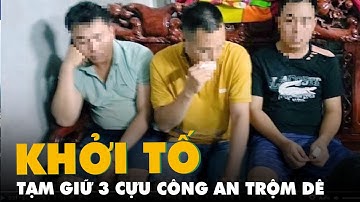 Vụ khởi tố, tạm giữ ba cựu công an bắn trộm dê của dân là 
