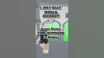 Beat TIME RUNNERS Record?!? 🤩#roblox #timerunnersroblox #pixelmoonyt