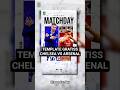 Template Poster GRATISS Chelsea vs Arsenal, Nonton Sekarang!!! #desainposter #chelsea #arsenal