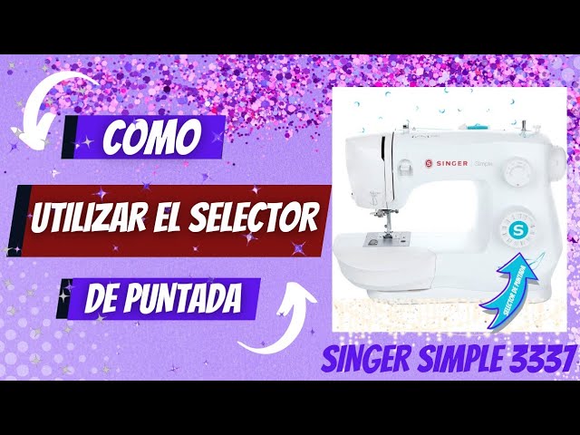 PARTES de la MÁQUINA de coser. SINGER 3221 - Alejandra Colomera