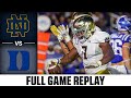 Notre dame vs duke full game replay  2023 acc football