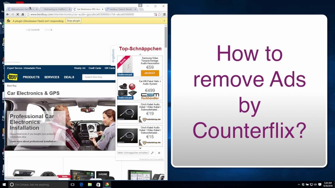 Counterflix Ads - How to Remove? - YouTube