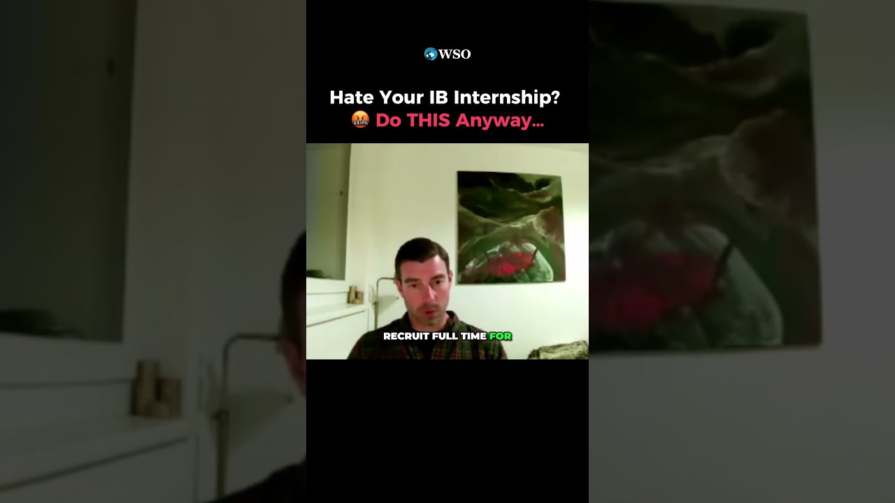 Hate Your Internship Too Bad Do THIS Anyway 
