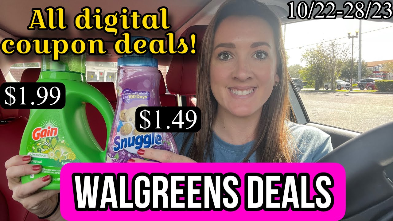 Walgreens Haul All Digital Coupon Deals this week! 10/2228/23 Cheap