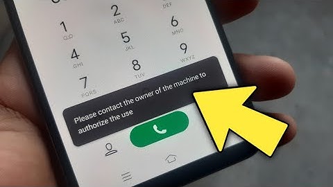 please contact the owner of the machine to authorize the use vivo