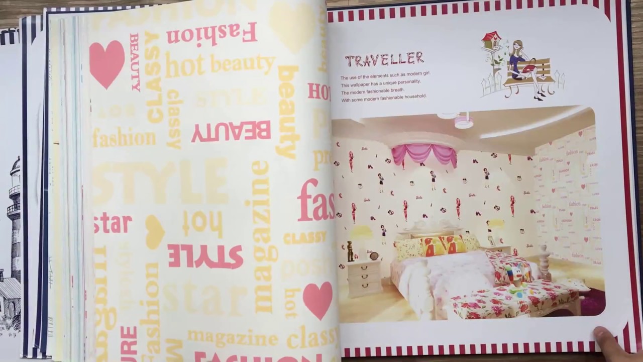 A22-13 Kids Wallpaper Funny Design Pattern Wallpaper for Kids Room Decroration