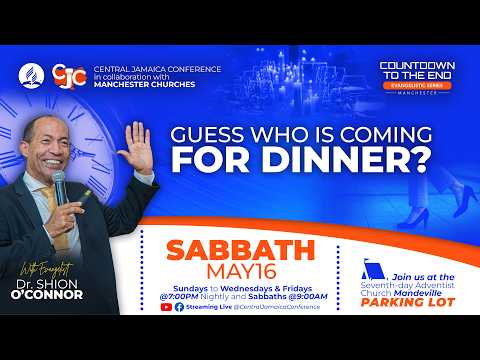 Sab, May 16, 2026 | 9:00 AM | 🔥Countdown to the End #Evangelistic Series - Manchester