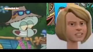 Squidward Is Forcing Marianna To Sing Squidwards Tiki Land