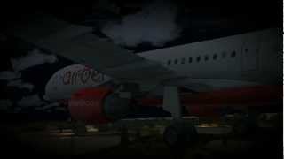 [FSX] Aerosoft A321 Air Berlin London To Spain (Flap Problems)