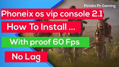 How to install Phoenix OS VIP Console 2.1 | 60fps | Pubg Gameplay