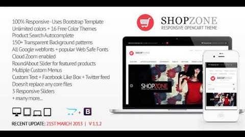 Preview Shopzone - Responsive Opencart Theme
